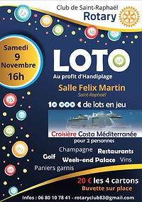 Rotary Club de Saint-Raphaël : Évènement Loto